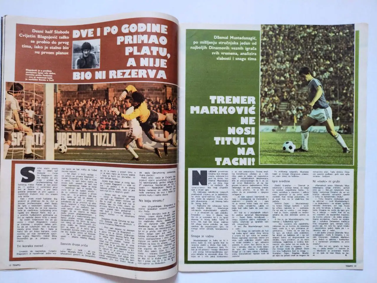 Спортивный журнал Темпо tempo Белград Югославия № 647 за 1978 год 1