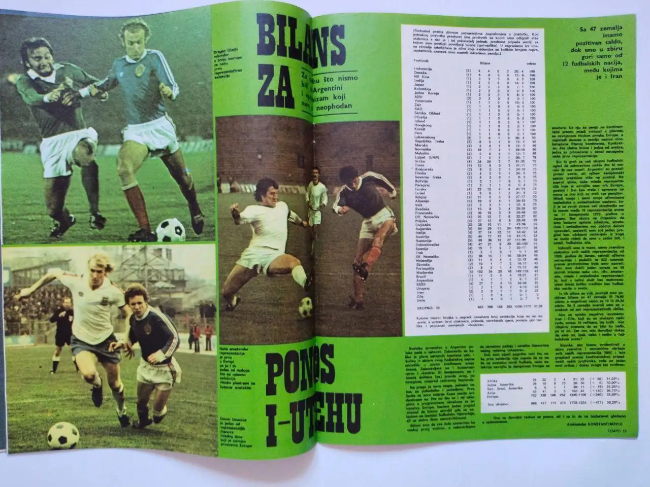 Спортивный журнал Темпо tempo Белград Югославия № 651 за 1978 год 3