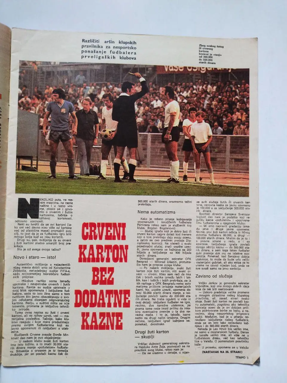 Спортивный журнал Темпо tempo Белград Югославия № 657 за 1978 год 1