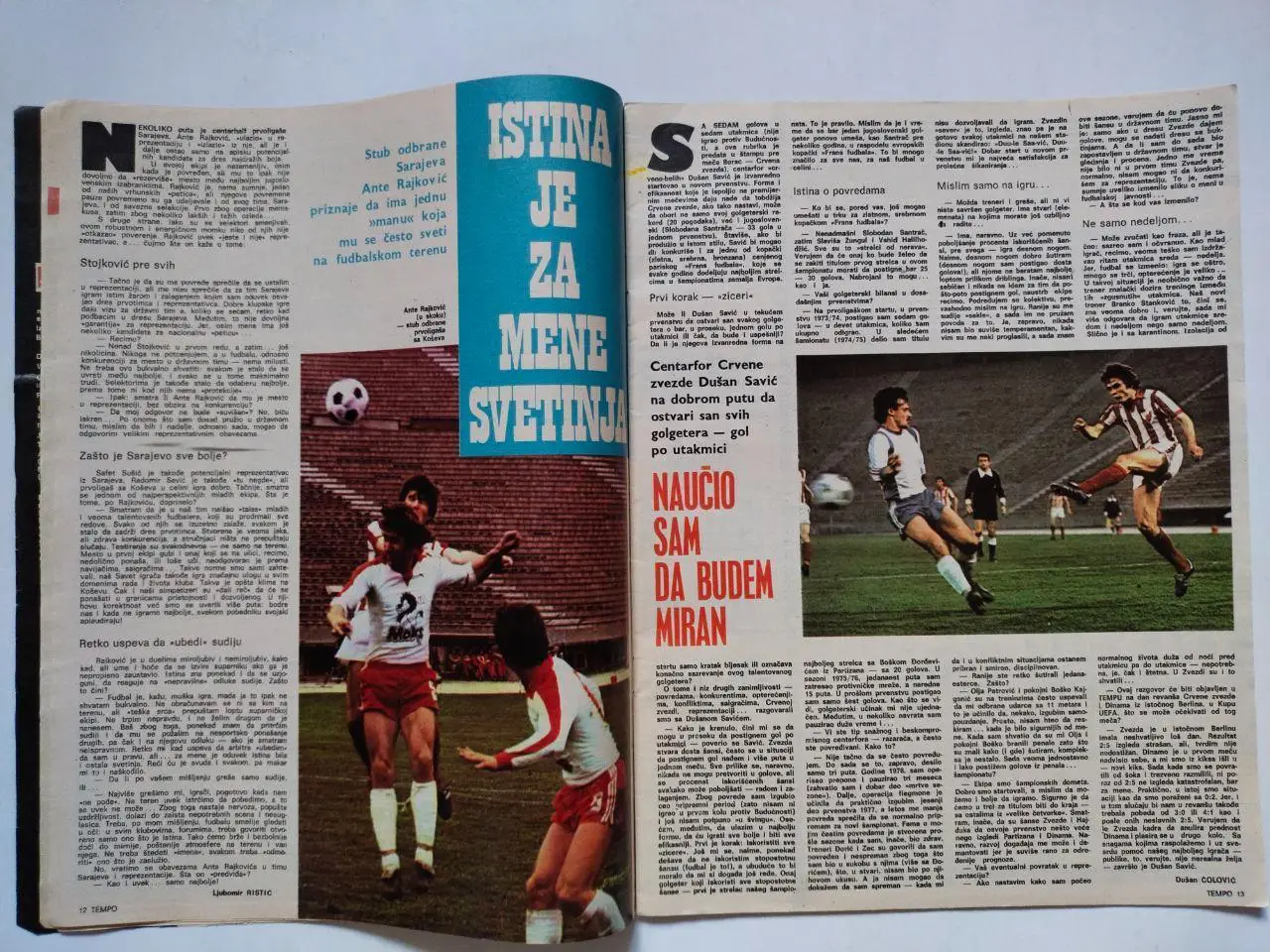 Спортивный журнал Темпо tempo Белград Югославия № 657 за 1978 год 2