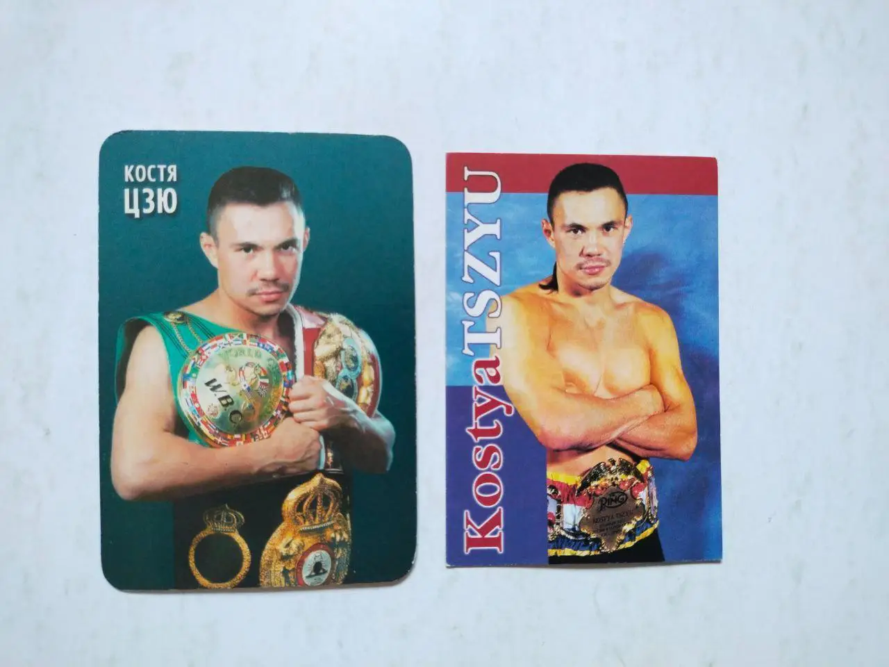 Российский и Австралийский профессиональный боксер Костя Цзю на 2004 г.