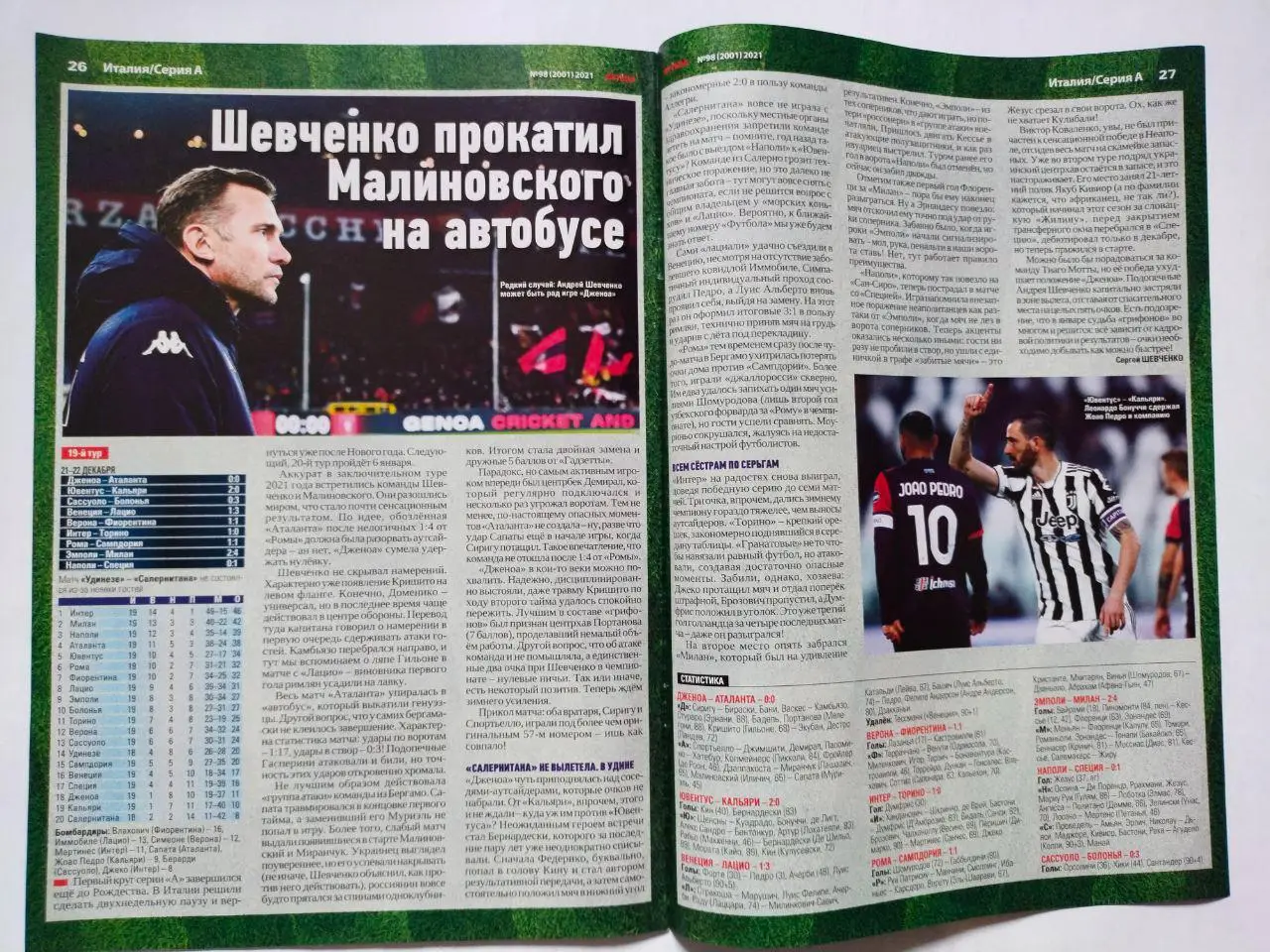 Еженедельник Футбол Украина № 98 за 2021 год 1