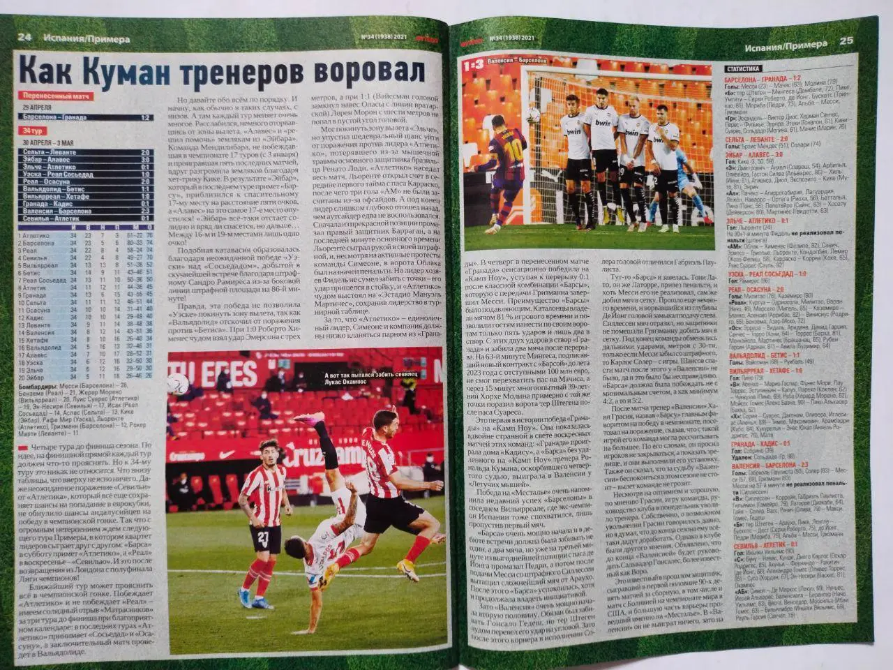 Еженедельник Футбол Украина № 34 за 2021 год 1