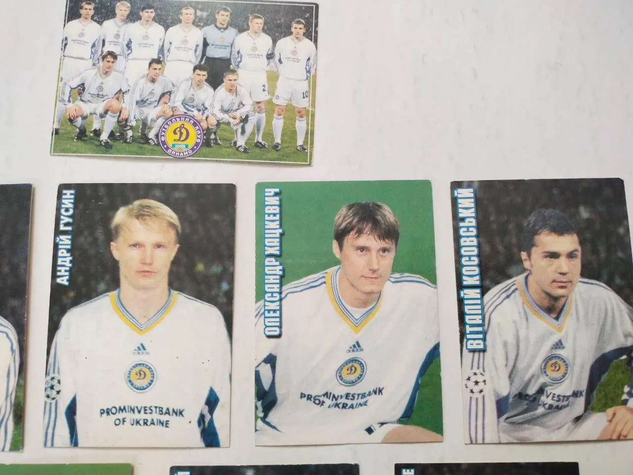 Календарики футбольный клуб Динамо Киев 2000 г. - продажа одним лотом 10 штук 2