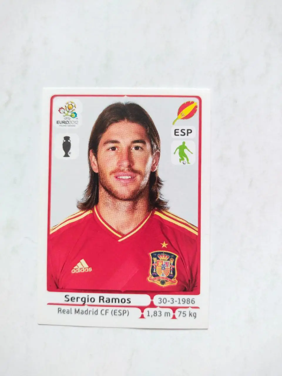 Наклейка ЧЕ - 2012 год PANINI -№ 291