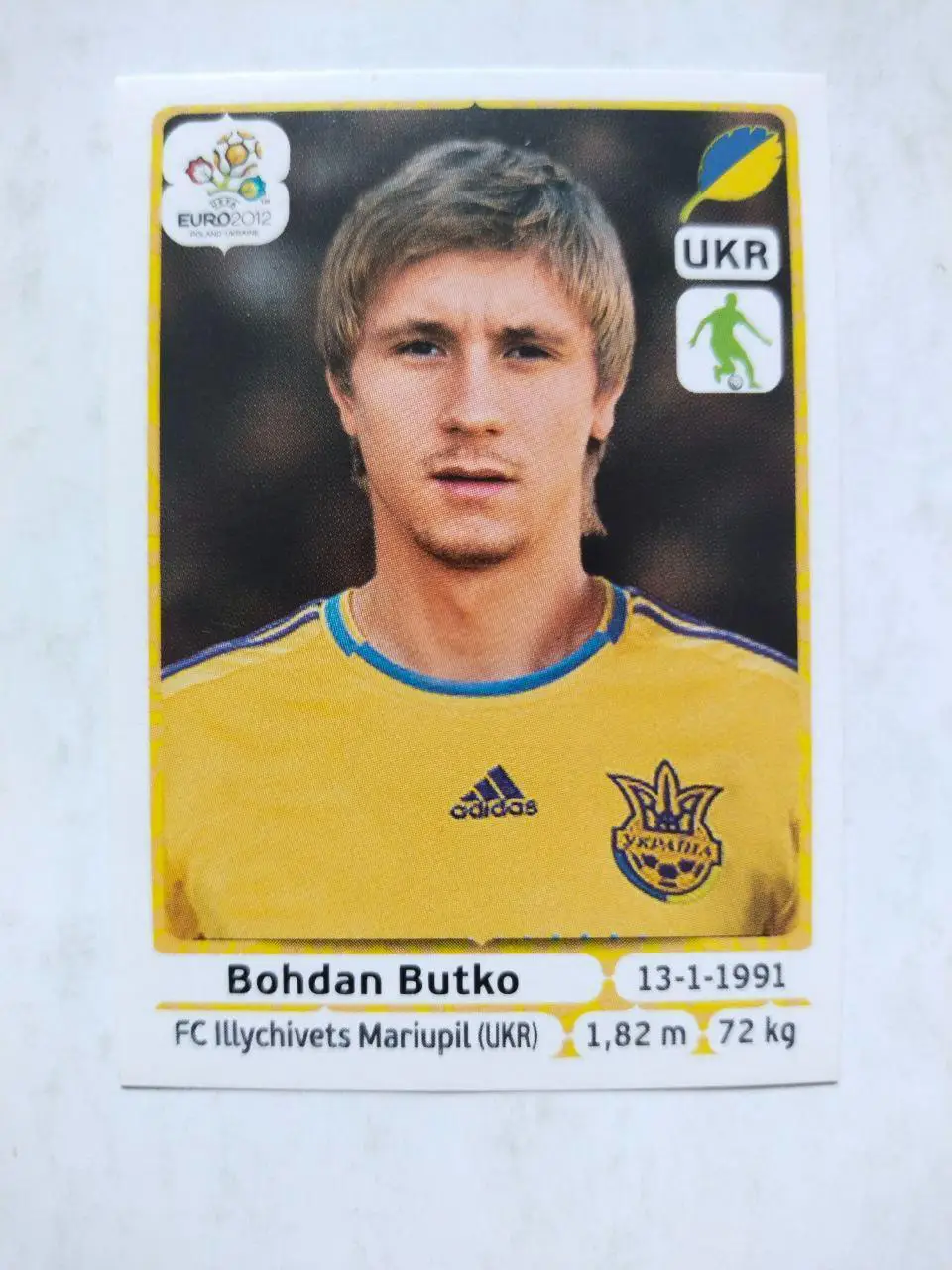 Наклейка ЧЕ - 2012 год PANINI -№ 409