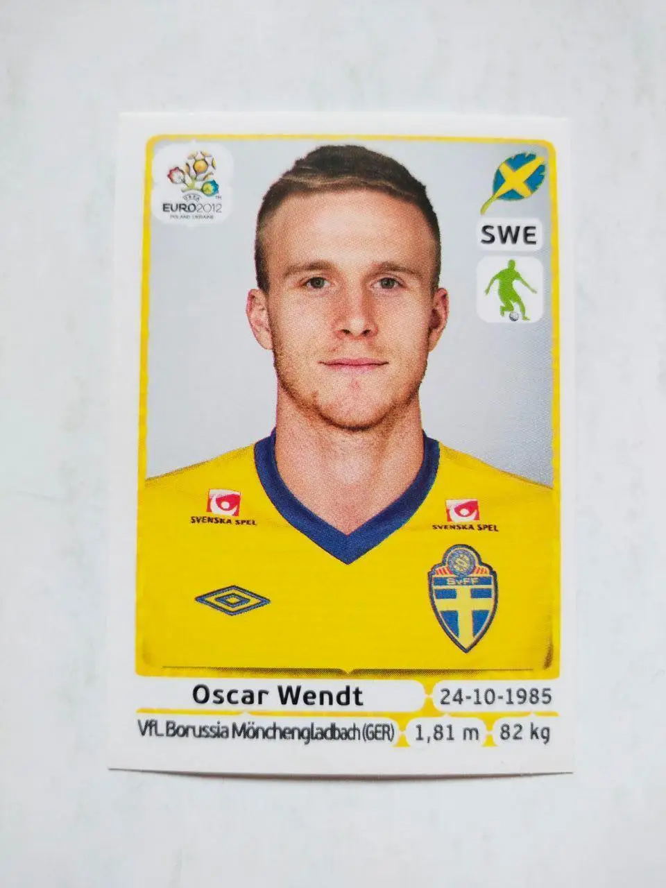 Наклейка ЧЕ - 2012 год PANINI -№ 439