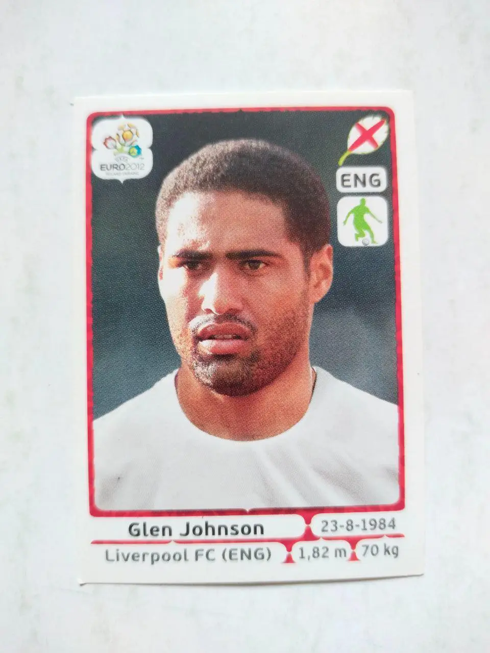 Наклейка ЧЕ - 2012 год PANINI -№ 496