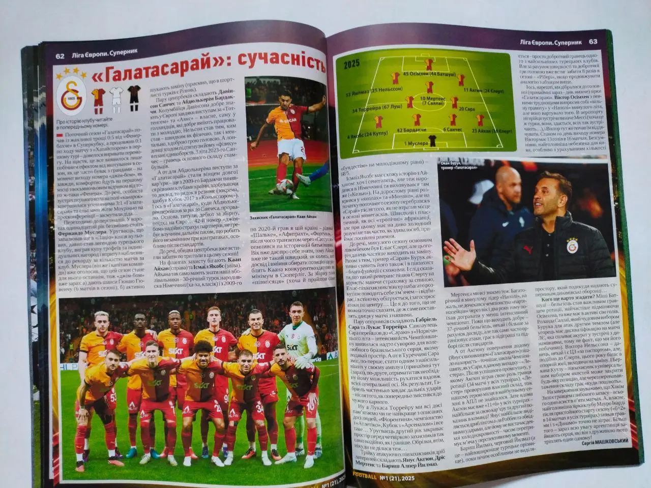 Журнал Football. Футбол № 1 за 2025 украинское издание 5