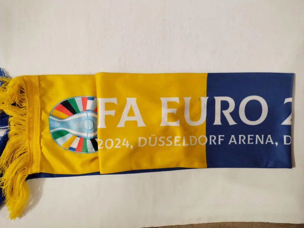 Шарф на матч Чемпионата Европы по футболу Словакия Украина 21.06.2024