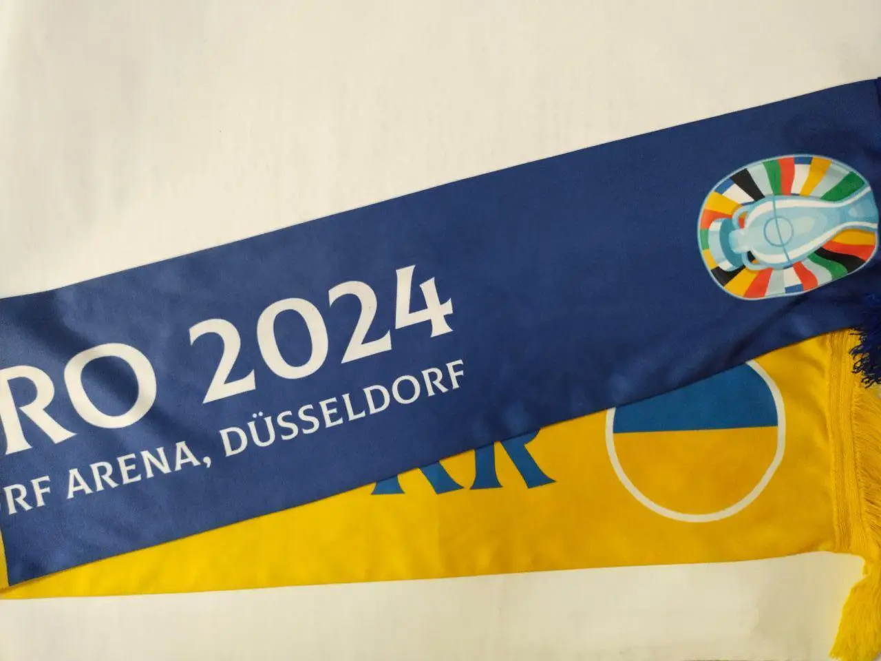 Шарф на матч Чемпионата Европы по футболу Словакия Украина 21.06.2024 2