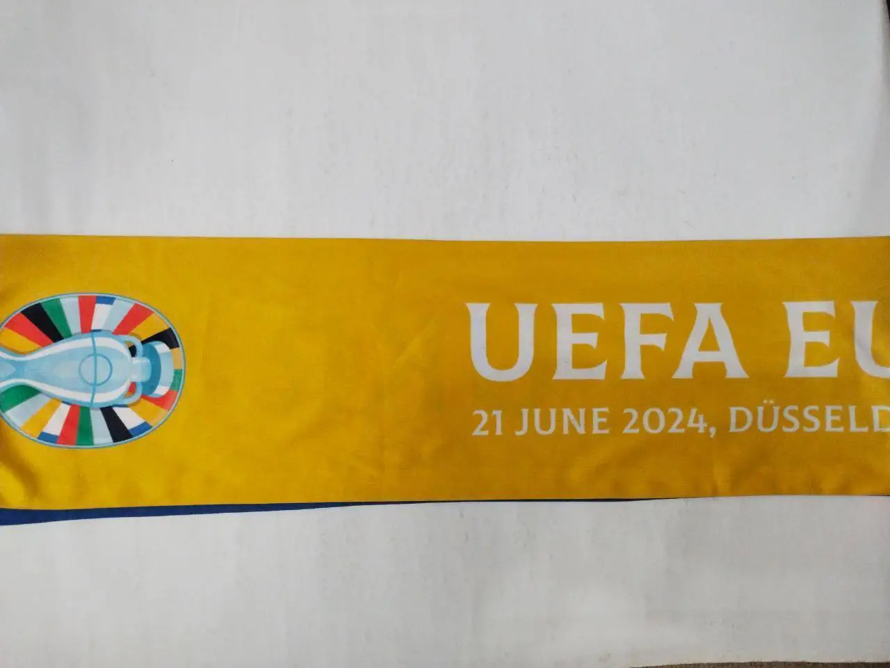 Шарф на матч Чемпионата Европы по футболу Словакия Украина 21.06.2024 6
