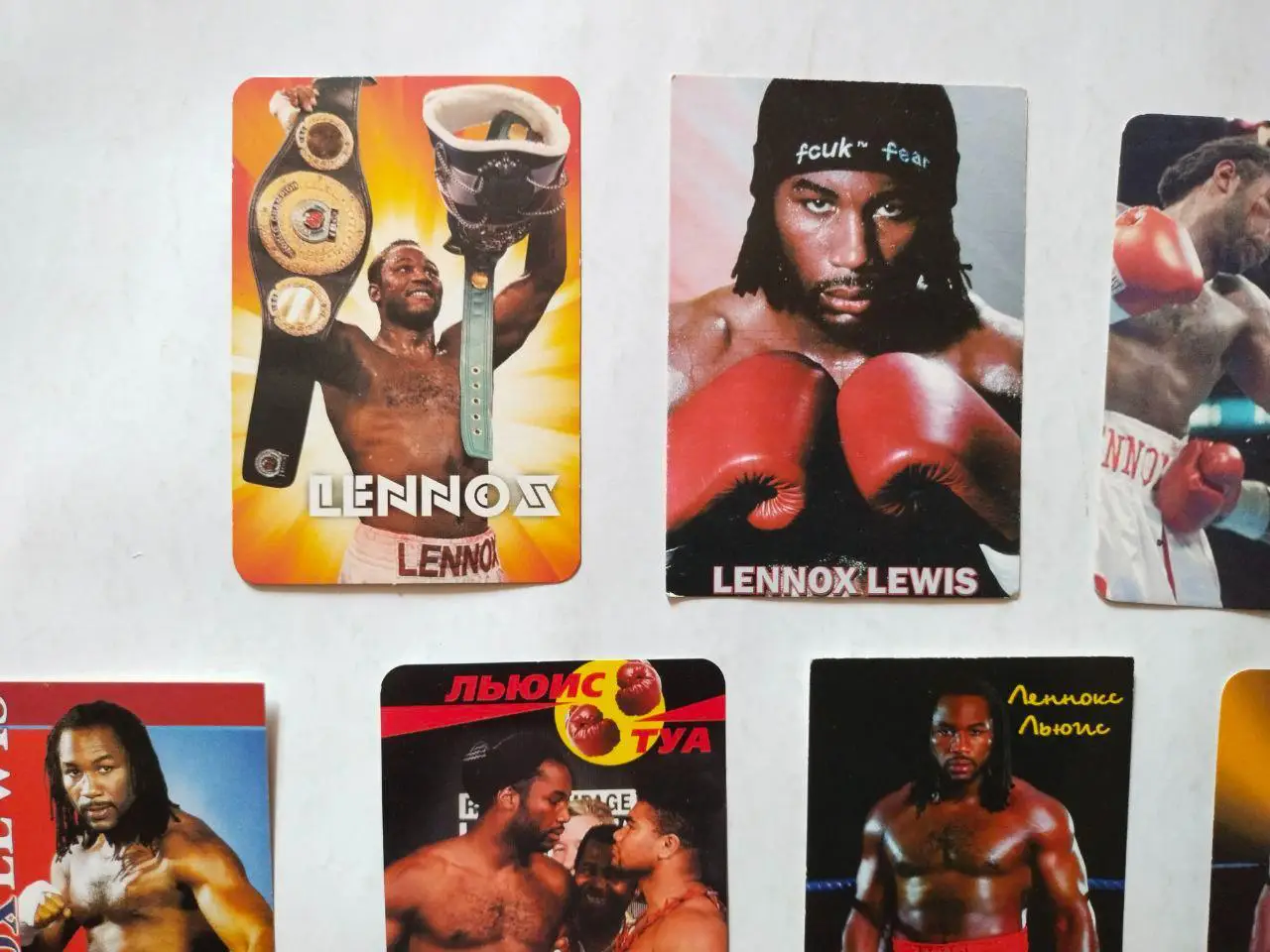 Коллекция Канадский и Британский профессиональный боксер Леннокс Льюис 11 шт. 1