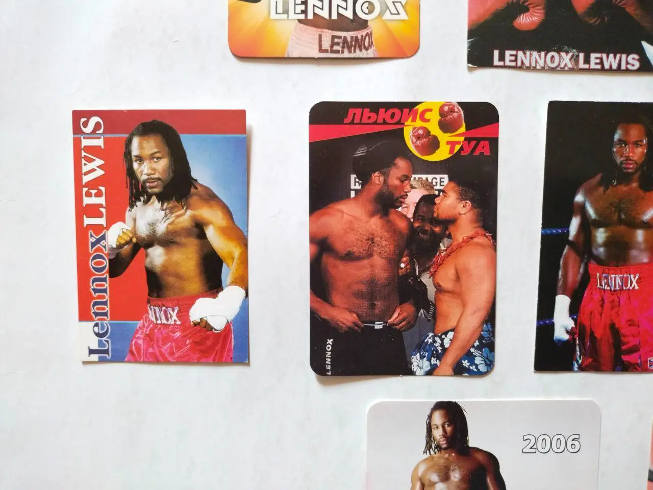 Коллекция Канадский и Британский профессиональный боксер Леннокс Льюис 11 шт. 4