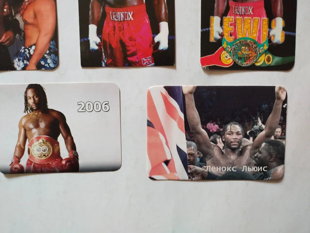 Коллекция Канадский и Британский профессиональный боксер Леннокс Льюис 11 шт. 5