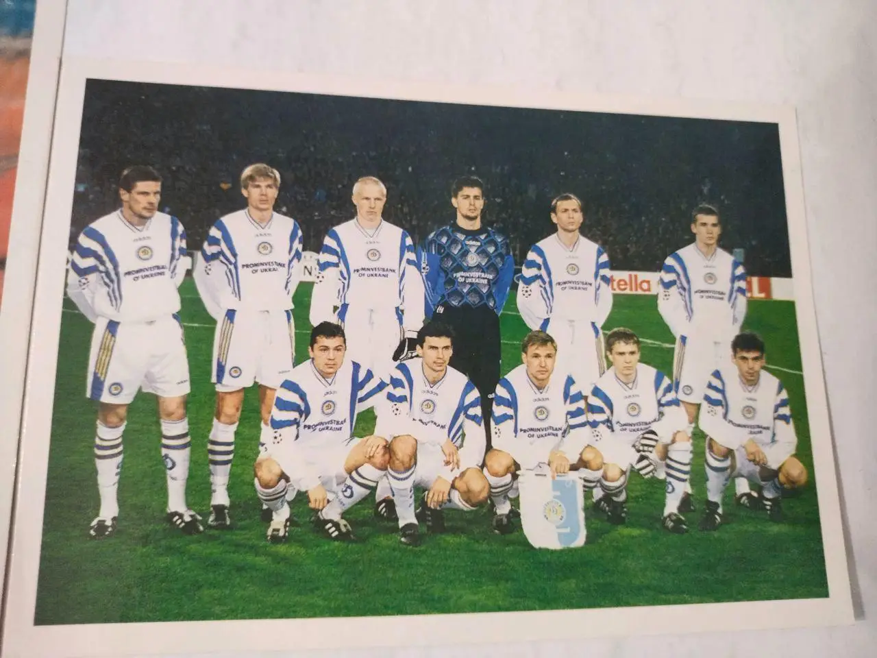 Футбольный клуб Динамо Киев,Андрей Шевченко 1998 г. две открытки вместе 2