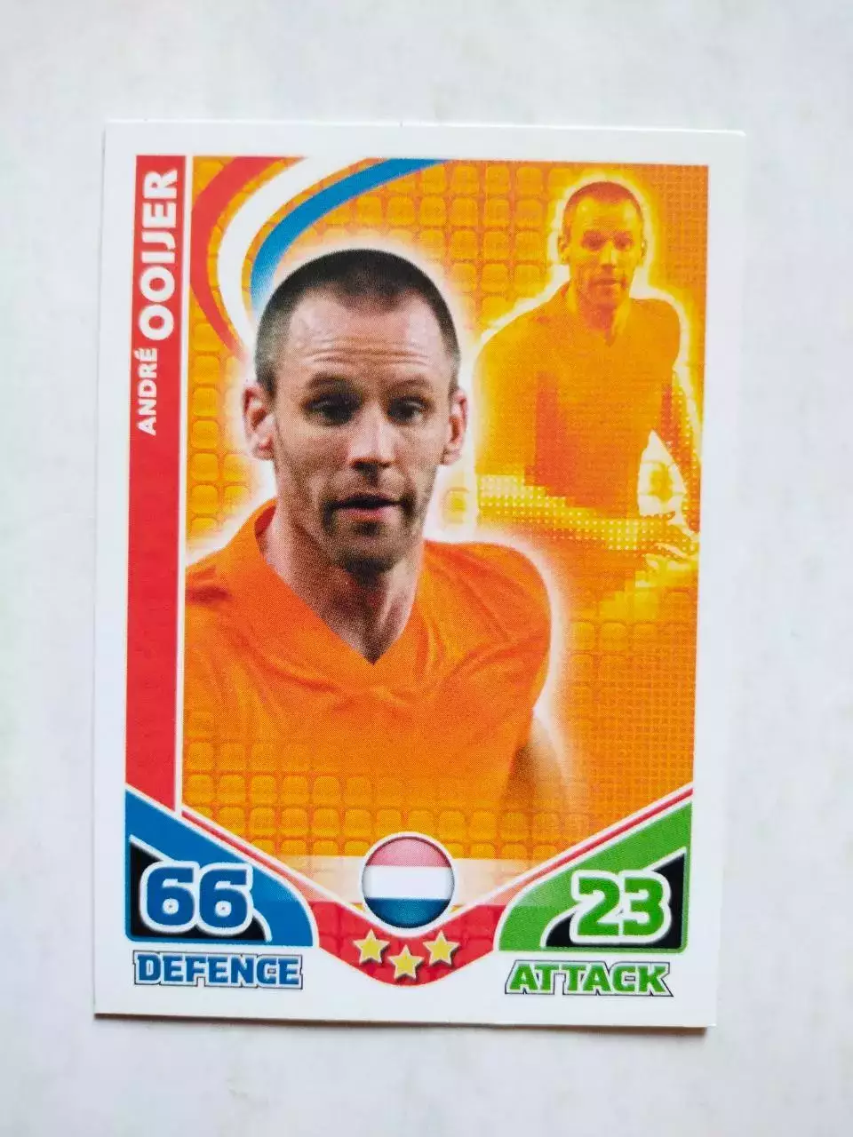 Карточка Topps Match Attax World Cup 2010 - Holland Andre Ooijer 116