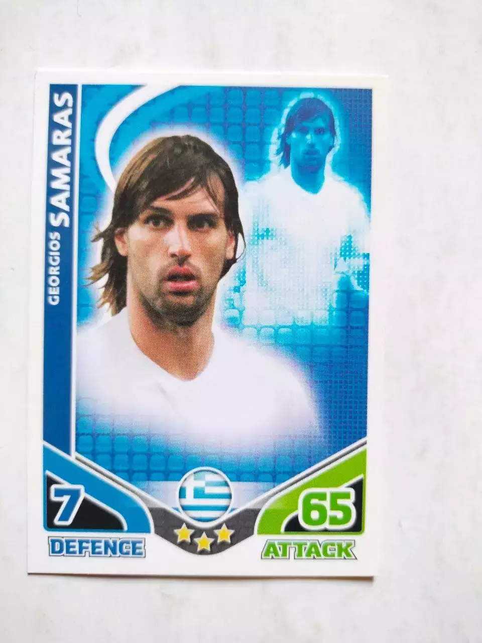 Карточка Topps Match Attax World Cup 2010 - Greece Georgios Samaras 113