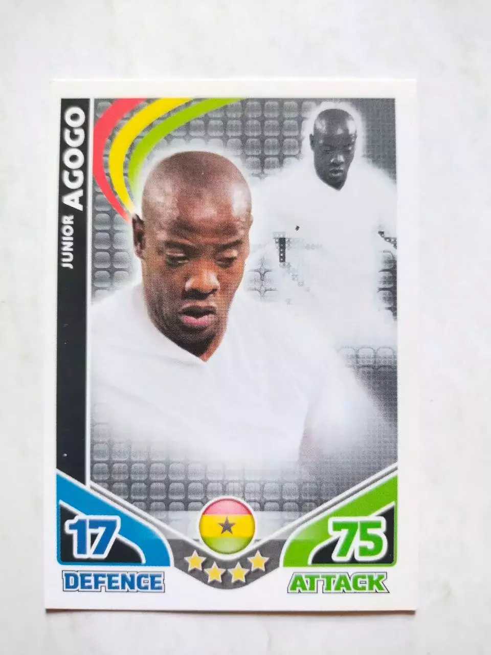 Карточка Topps Match Attax World Cup 2010 - Ghana Junior Agogo 109