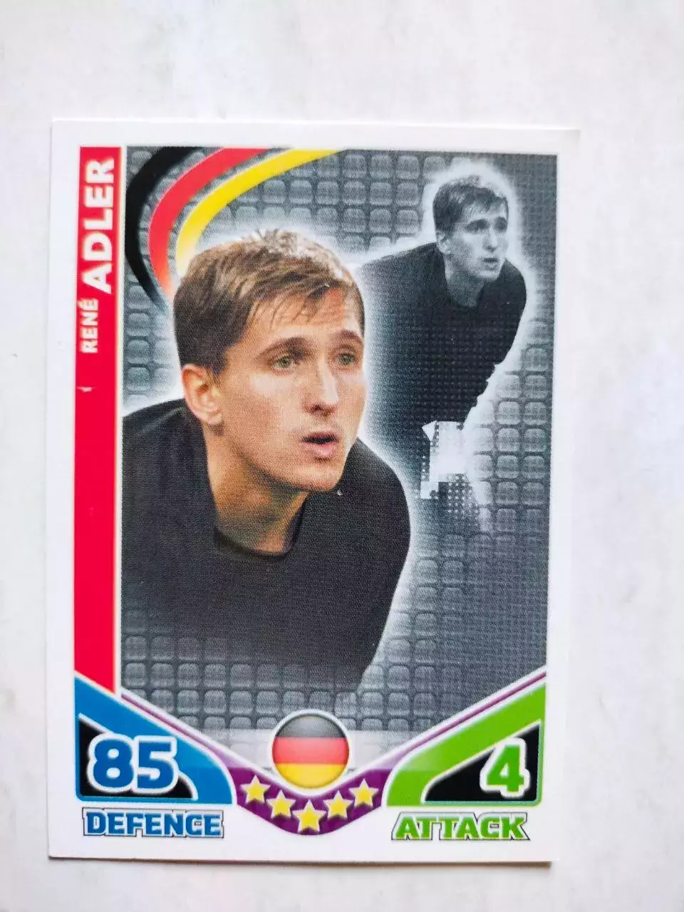 Карточка Topps Match Attax World Cup 2010 - Germany Rene Adler 92