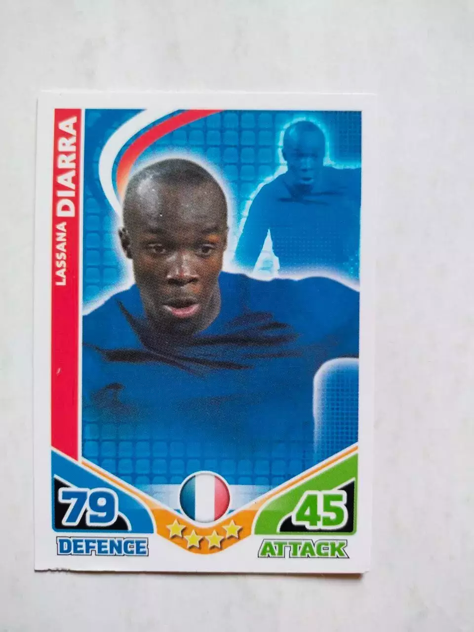 Карточка Topps Match Attax World Cup 2010 - France Lassana Diarra 87
