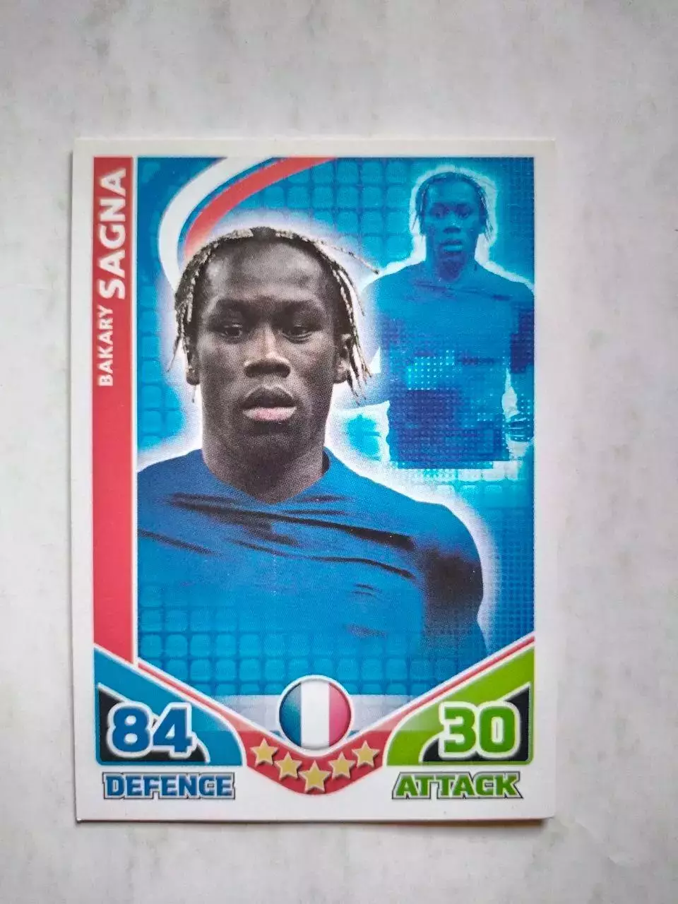 Карточка Topps Match Attax World Cup 2010 - France Bacary Sagna 81