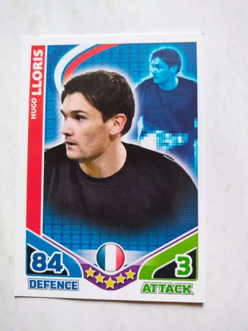 Карточка Topps Match Attax World Cup 2010 - France Hugo Lloris 80