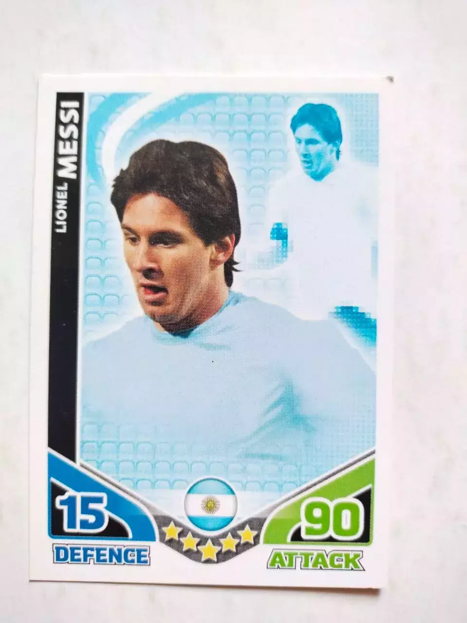 Карточка Topps Match Attax World Cup 2010 - Argentina Lionel Messi 13