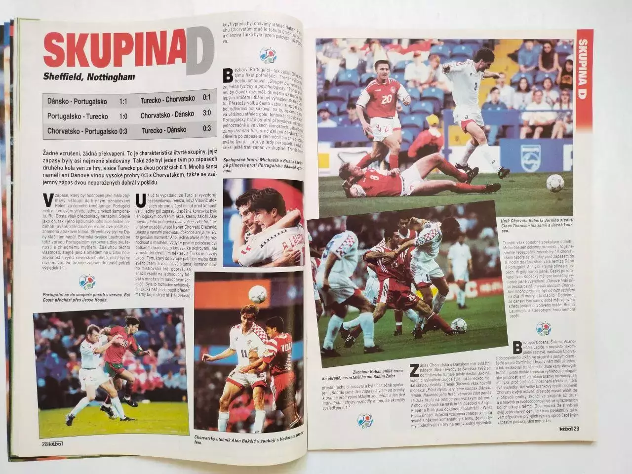 Fotbal sport Чешский журнал Футбол № 7 за 1996 год - спецвыпуск о ЧЕ 1996 год 4