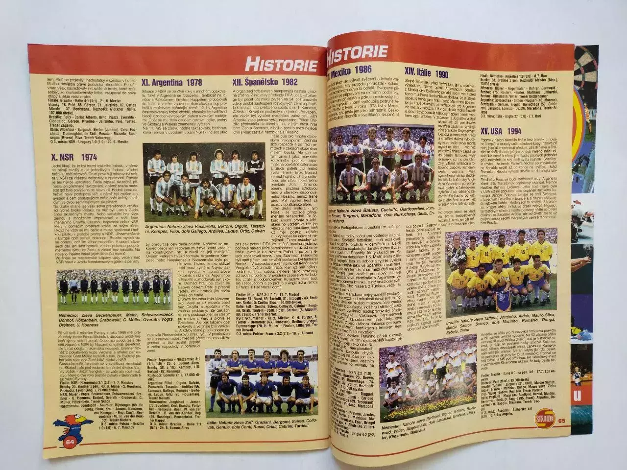 Спецвыпуски журнала Стадион 1998 г. - представление и итоговый ЧМ Франция 1998 г 3