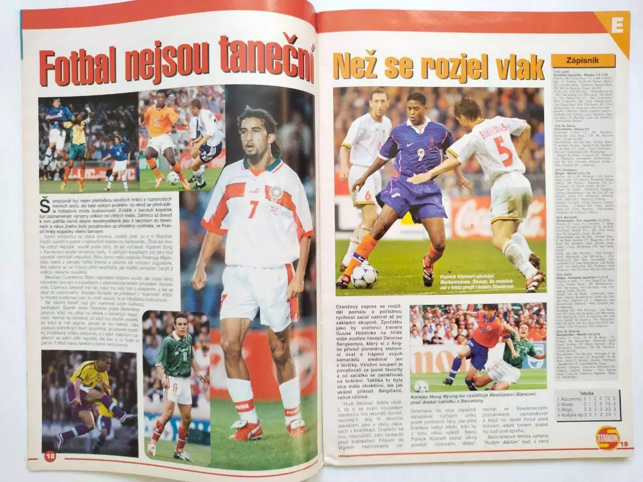 Спецвыпуски журнала Стадион 1998 г. - представление и итоговый ЧМ Франция 1998 г 4