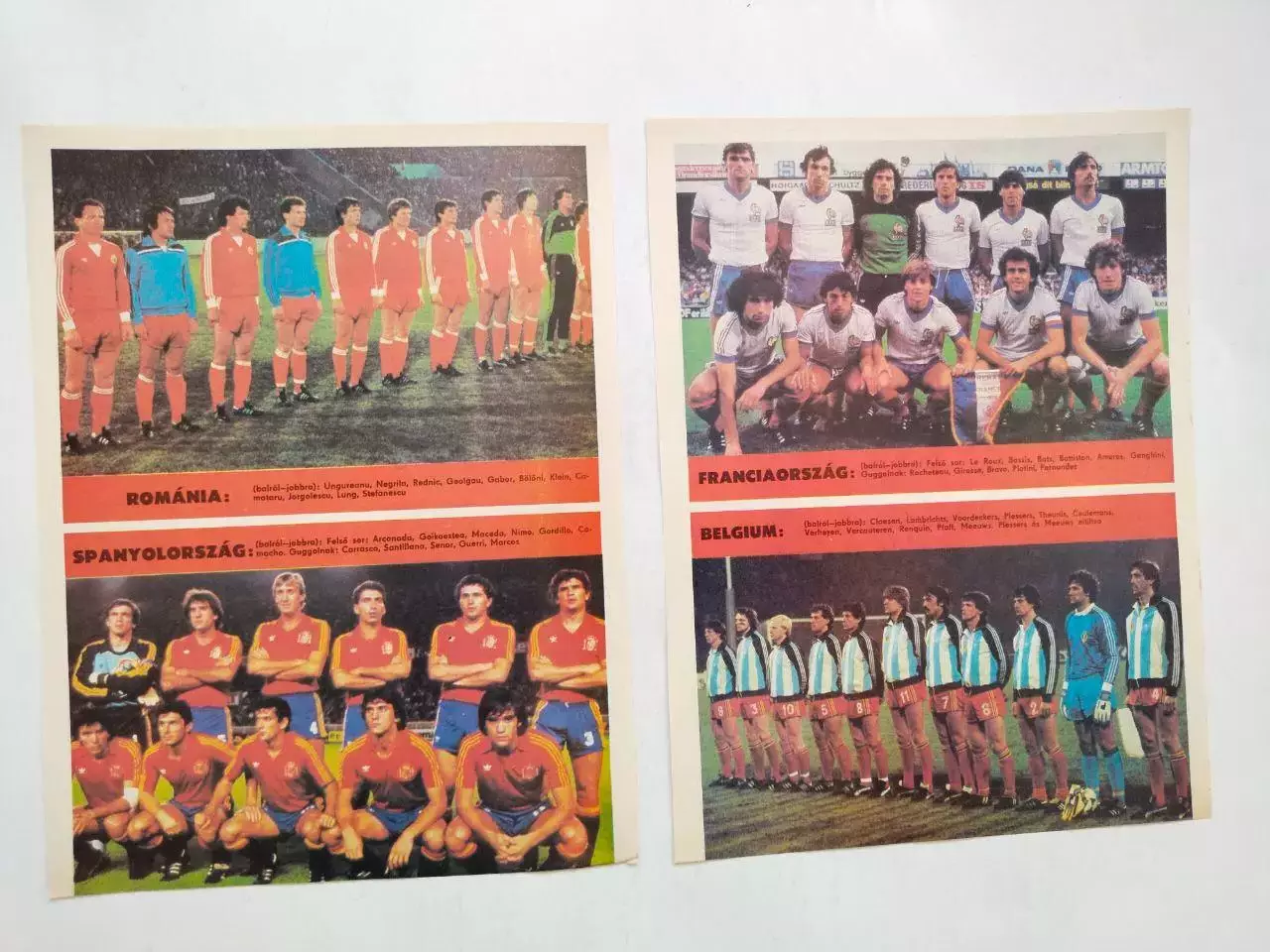 Из журнала kepes sport 1984 представление 8 сборных участников ЧЕ 1984 год 2