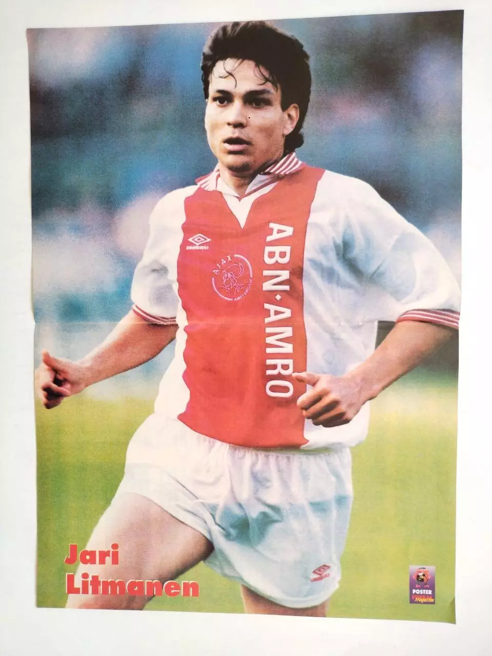 Разворот журнала FUTBAL - Яри Литманен Финляндия