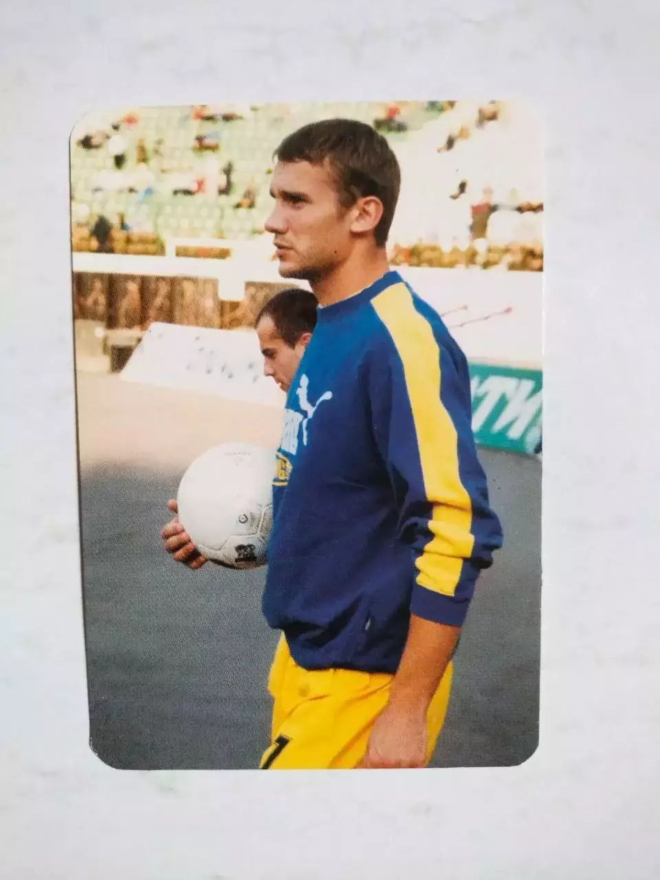 Календарик футболист сборной Украины Андрей Шевченко на 2002 год