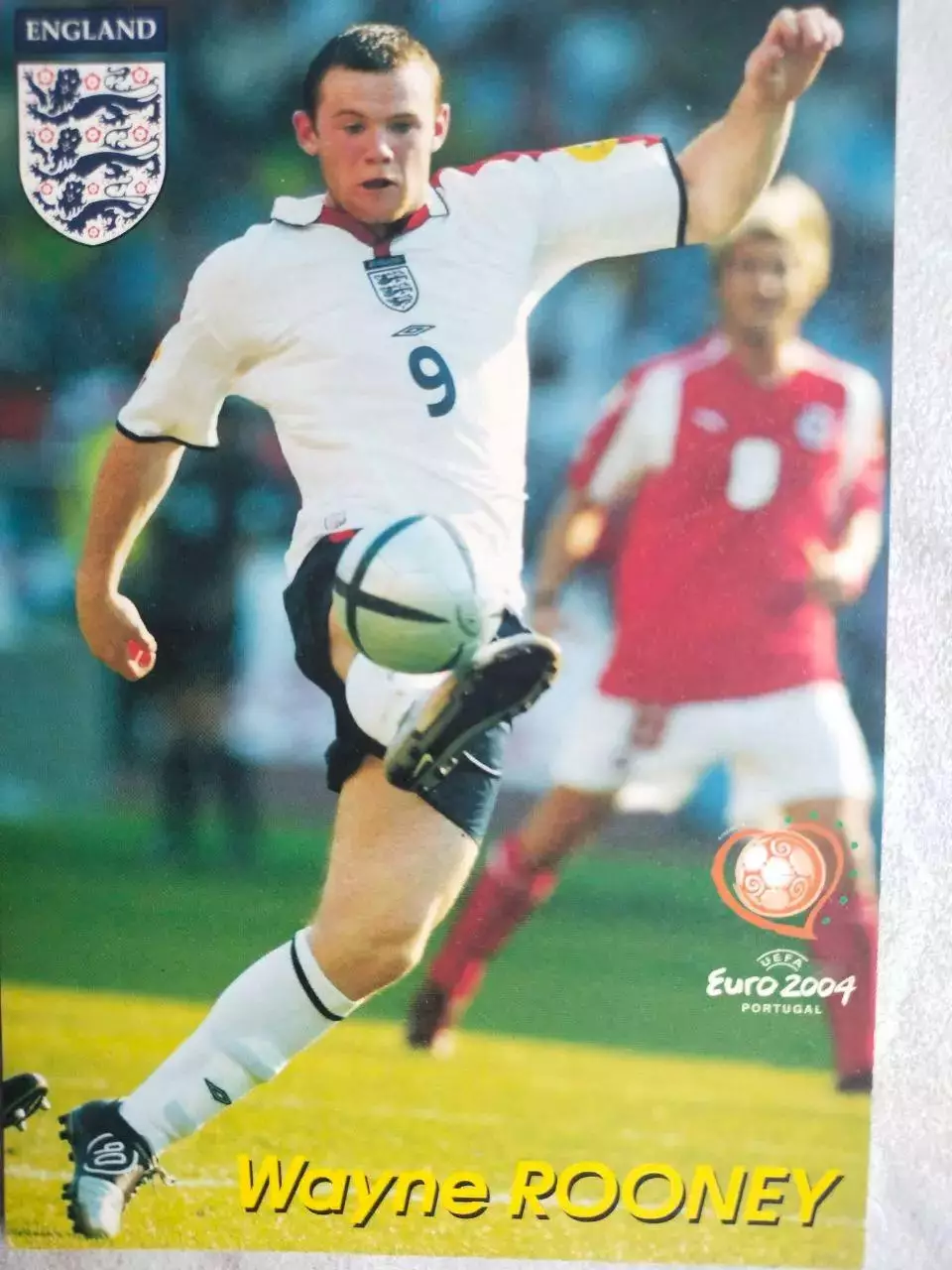 Из серии открыток В МИРЕ ФУТБОЛА ЕВРО 2004 Wayne ROONEY Уэйн РУНИ № 459