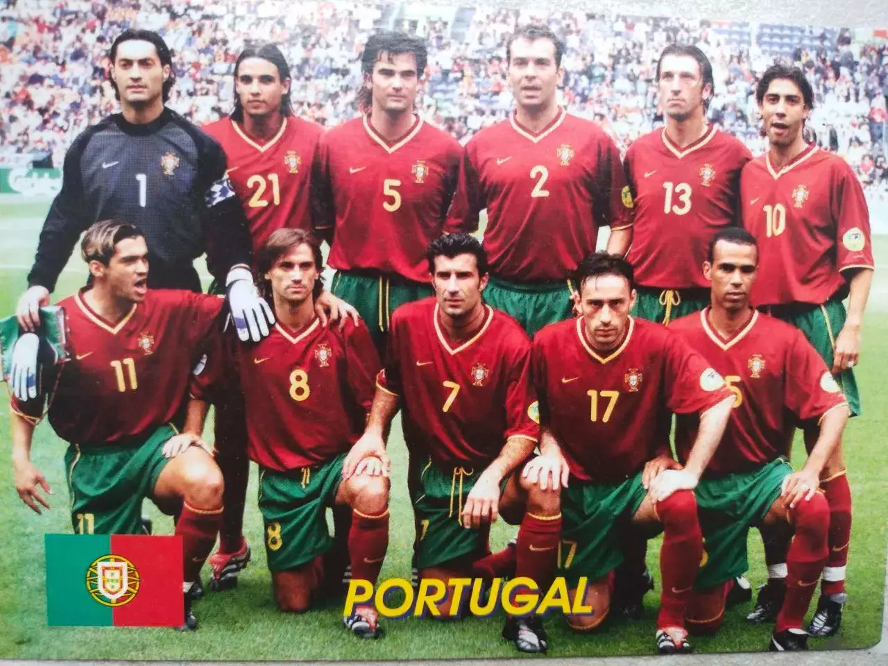 Из серии открыток В МИРЕ ФУТБОЛА PORTUGAL ПОРТУГАЛИЯ № 42