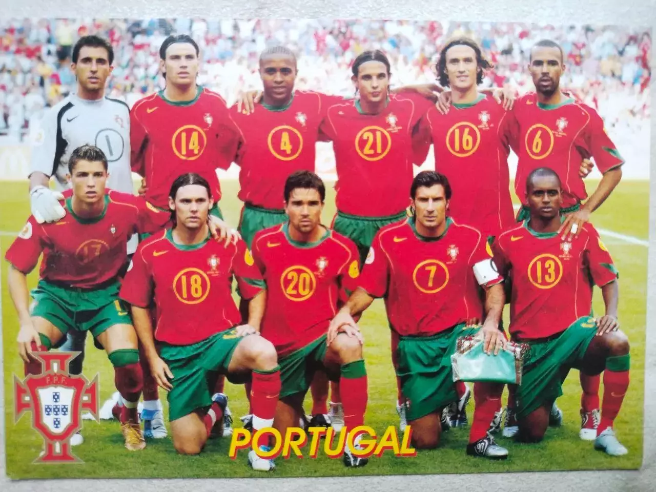 Из серии открыток В МИРЕ ФУТБОЛА PORTUGAL ПОРТУГАЛИЯ № 449