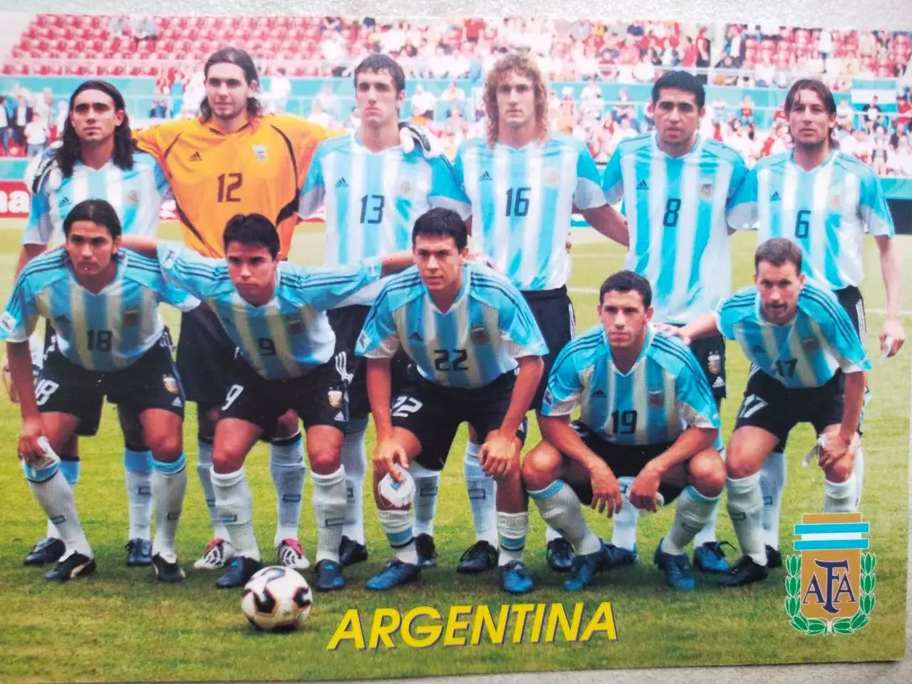 Из серии открыток В МИРЕ ФУТБОЛА ARGENTINA АРГЕНТИНА № 666