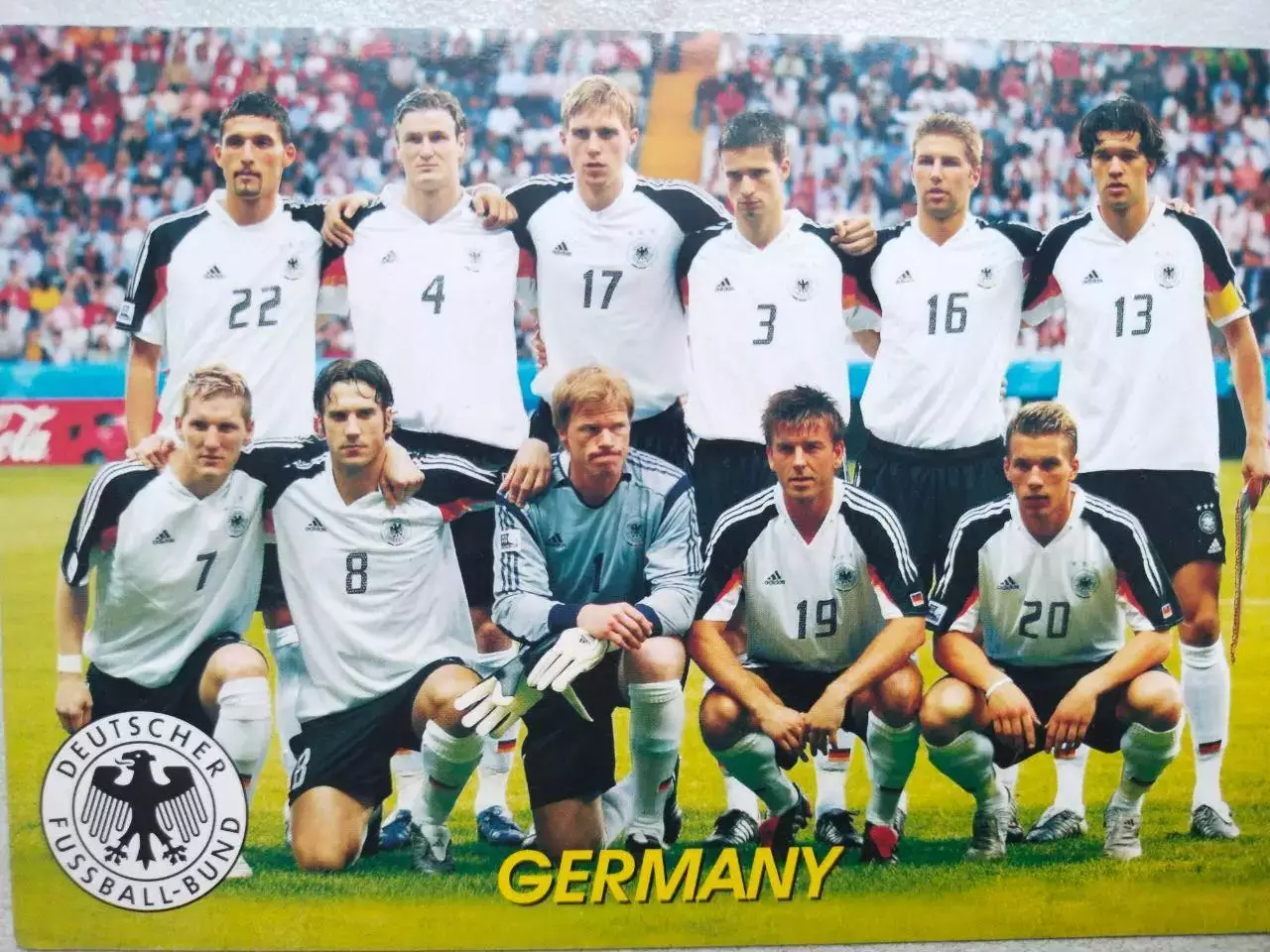 Из серии открыток В МИРЕ ФУТБОЛА GERMANY ГЕРМАНИЯ № 759