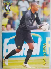Из серии открыток В МИРЕ ФУТБОЛА BRASIL Nelson DIDA Нельсон ДИДА № 850