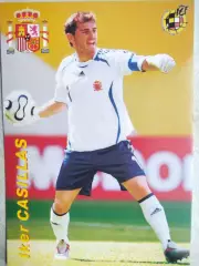 Из серии открыток В МИРЕ ФУТБОЛА ESPANA Iker CASILLAS Икер КАСИЛЬЯС № 865
