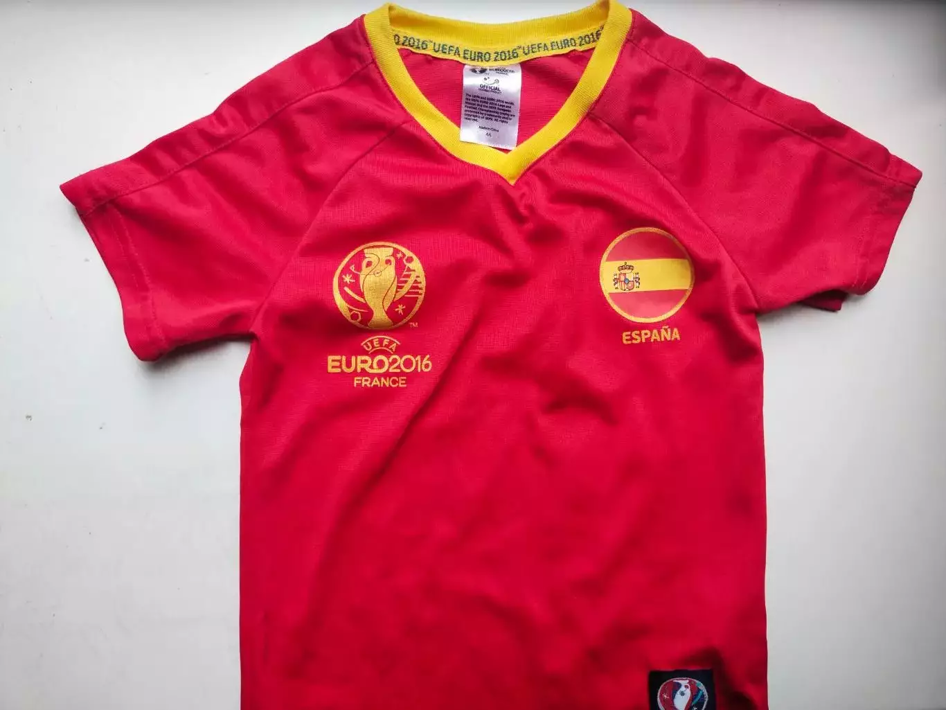 Футболка детская ЕВРО 2016 сборная Испании номер 13 1
