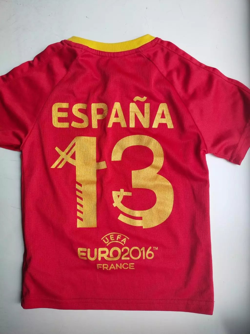Футболка детская ЕВРО 2016 сборная Испании номер 13 3