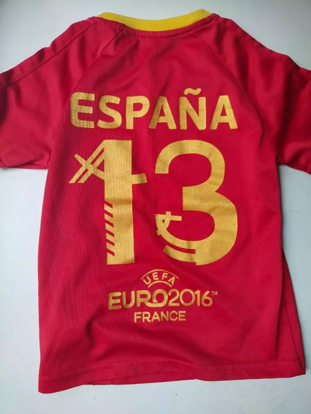 Футболка детская ЕВРО 2016 сборная Испании номер 13 5