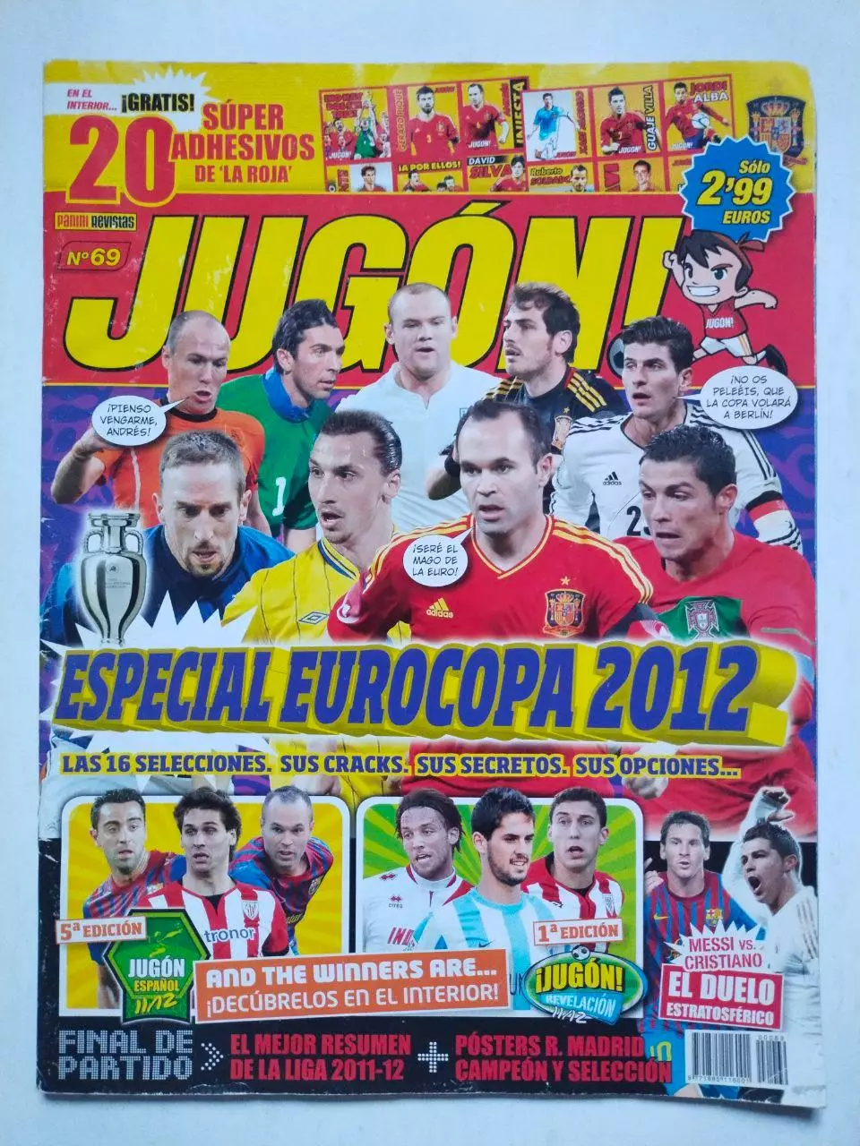 Испанский журнал Jugon спецвыпуск к Чемпионату Европы 2012 г.