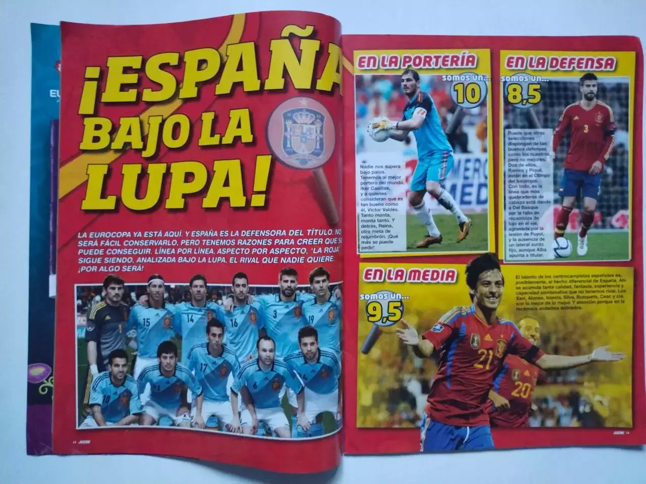 Испанский журнал Jugon спецвыпуск к Чемпионату Европы 2012 г. 1