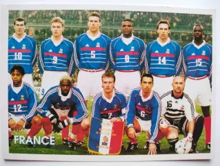 Открытка сборная Франция
