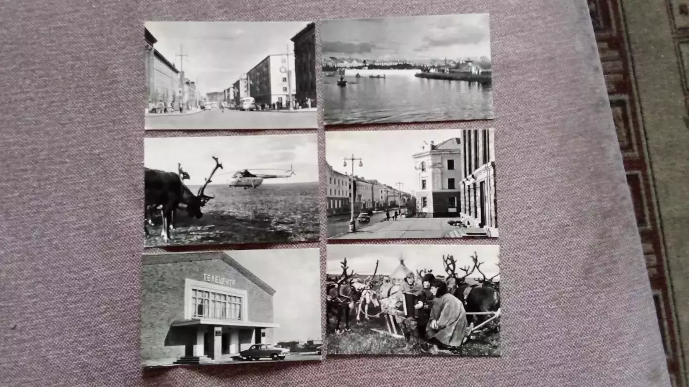 Города СССР : Коми АССР Сыктывкар 1966 г. полный набор - 20 открыток (Транспорт) 2