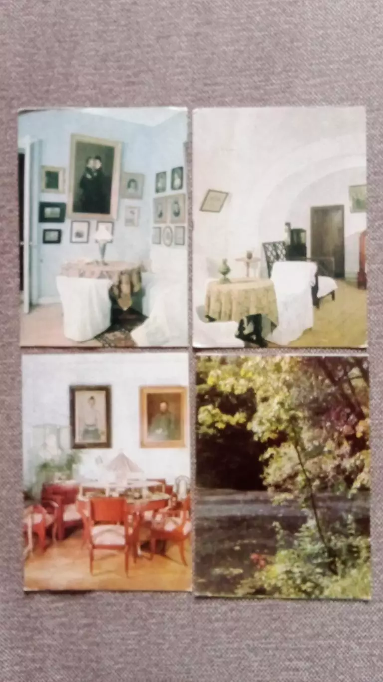 Памятные места СССР : Ясная Поляна 1968 г. полный набор - 12 открыток (Толстой) 5