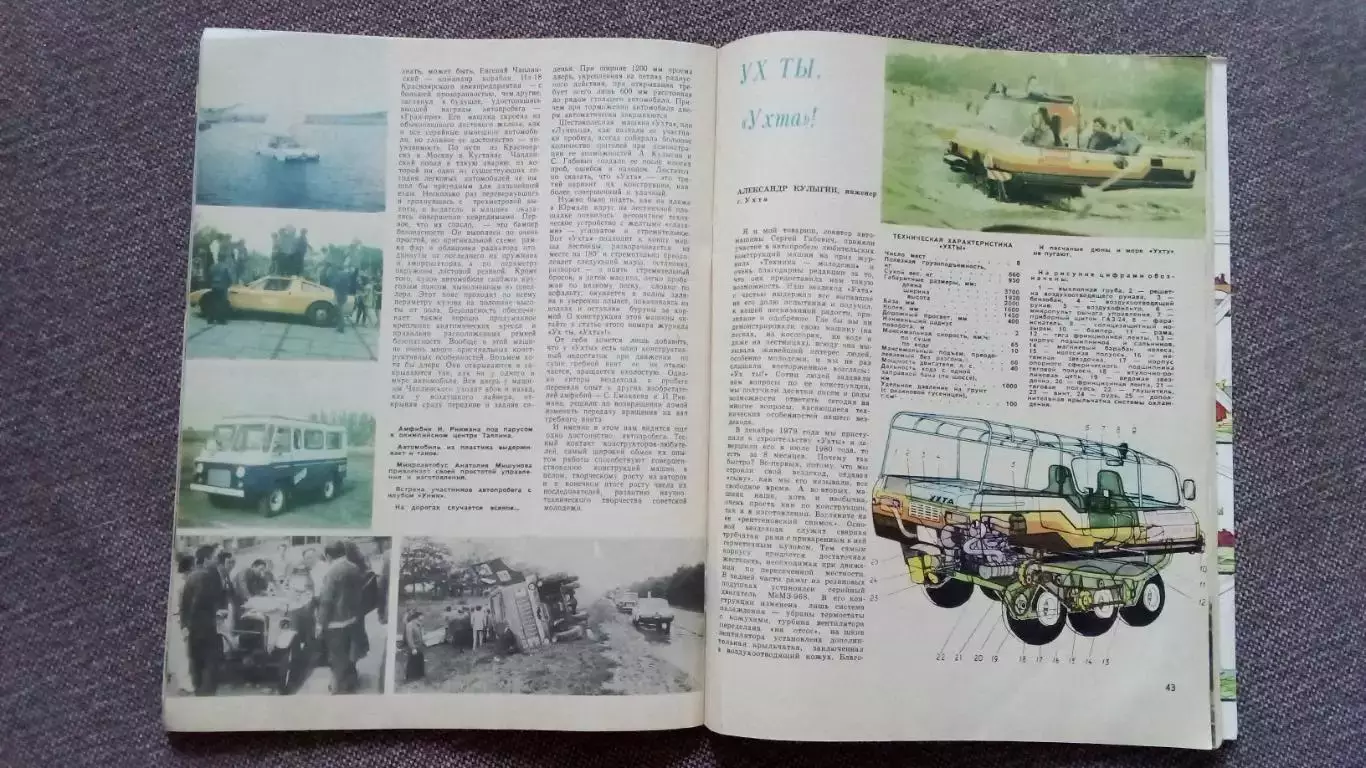 Журнал Техника молодежи № 12 (декабрь) 1980 г. Танк Военная техника Транспорт 4